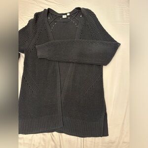 GAP Black Knit Cardigan